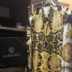 Versace silk shirt